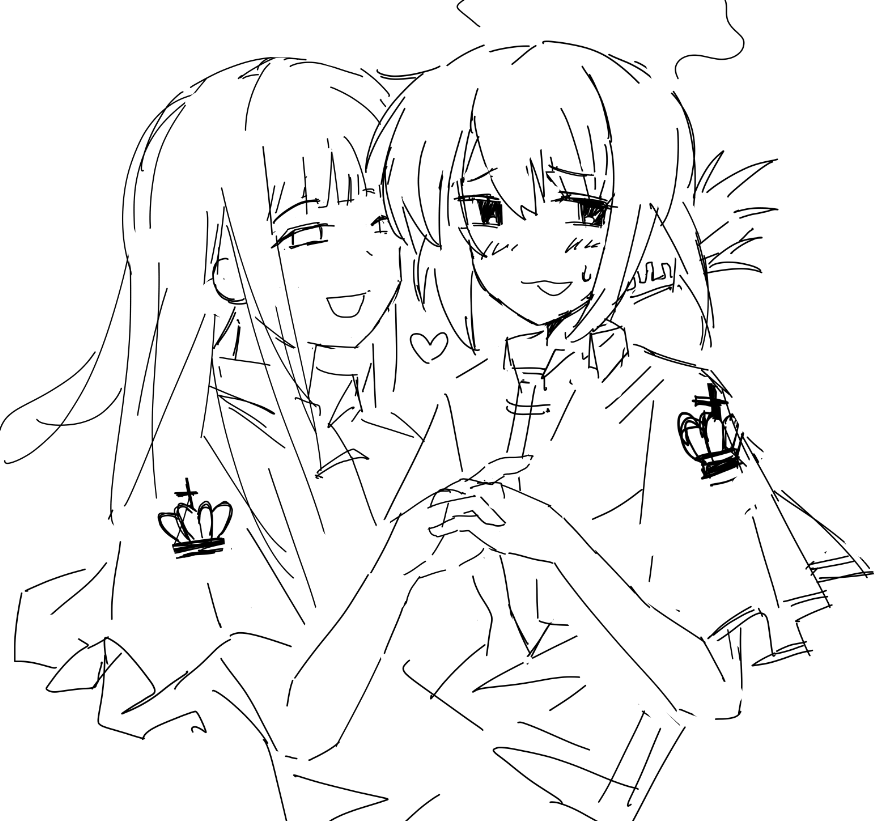 eebus_'s tweet photo. zakuro x kimika <33 https://t.co/g00hrgm6yb