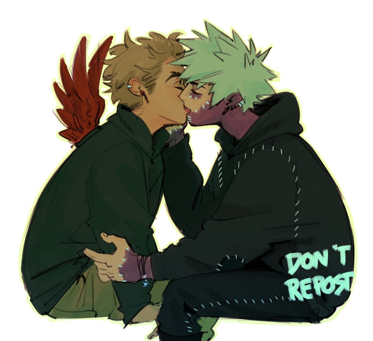 beybuniki's tweet photo. happy pride month to dabi and hawks and whatever they got going on https://t.co/9iP2YmSq7m