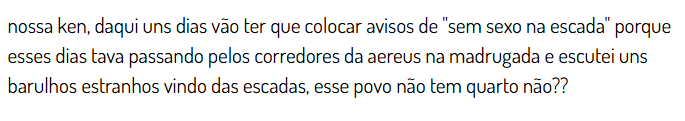 hdcbarbie's tweet photo. Tão fazendo essas coisas gostosas nas escadas? Que pecado, isso pode dar tão ruim, se te pegarem claro. Mas uma dica: vão para áreas menos frequentadas. https://t.co/NEIyS725ft