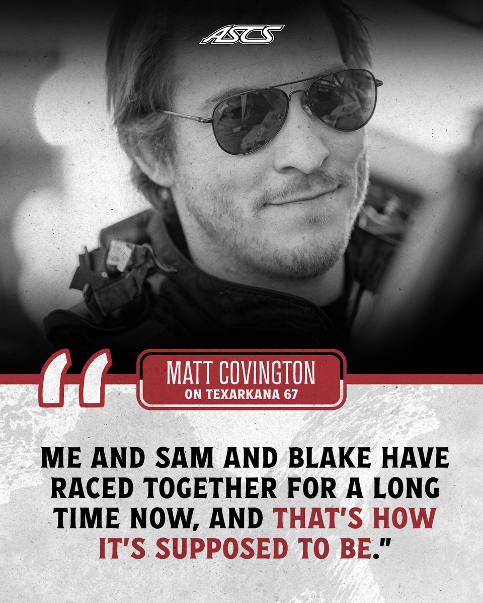Take it from the guys who made the moment — ASCS at <a href="/Texarkana67/">Texarkana 67 Speedway</a> was no joke.

If you missed out on the Race-of-the-Year candidate last Saturday night, check out the @DIRTVision highlights and see what they're talking about. 👇 youtube.com/watch?v=Z6aYlZ…