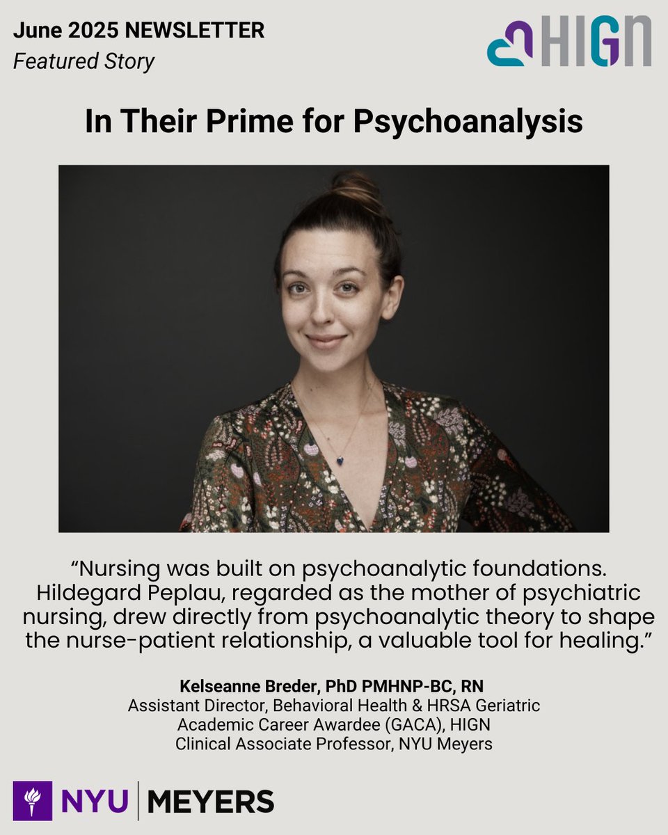 HIGN at NYU Meyers (@hign_nyu) on Twitter photo HIGN at NYU Meyers June 2025 Featured Story by Prof. Kelseanne Breder
<a href="/nyumeyers/">NYU Rory Meyers College of Nursing</a>
Use this link to read the full column:
conta.cc/3SKGWqw
#hign #nyu #nyunursing #nursing #longtermcare #geriatric #olderadults #mentalhealth #psychoanalysis #psychiatricnursing HIGN at NYU Meyers June 2025 Featured Story by Prof. Kelseanne Breder
<a href="/nyumeyers/">NYU Rory Meyers College of Nursing</a>
Use this link to read the full column:
conta.cc/3SKGWqw
#hign #nyu #nyunursing #nursing #longtermcare #geriatric #olderadults #mentalhealth #psychoanalysis #psychiatricnursing