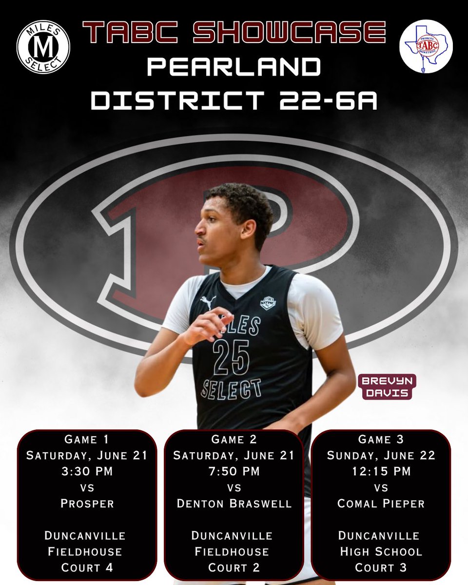 Miles Select (@milesselect) on Twitter photo Good luck to big Brevyn Davis heading to #TABC next weekend!
<a href="/BrevynDavis/">Brevyn Davis ‘26</a> <a href="/PlandHoops/">PlandHoops</a> Good luck to big Brevyn Davis heading to #TABC next weekend!
<a href="/BrevynDavis/">Brevyn Davis ‘26</a> <a href="/PlandHoops/">PlandHoops</a>