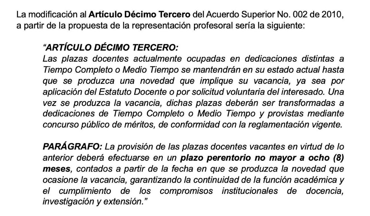 wendellarchbold's tweet photo. A partir de hoy, en la @udeatlantico se realizarán concursos de mérito, en un plazo no mayor a 8 meses, para proveer plazas docentes cuando se presenten vacancias. Esta iniciativa de la representación profesoral garantizará la adecuada continuidad de los procesos institucionales. https://t.co/lZO1v8CIGb