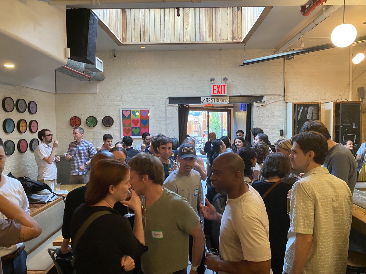 jonahbliss's tweet image. Thank you to all my NYC mobility and delivery geeks, you turned out in a big way for the @CurbivoreNews and @ElectricAveCity happy hour!