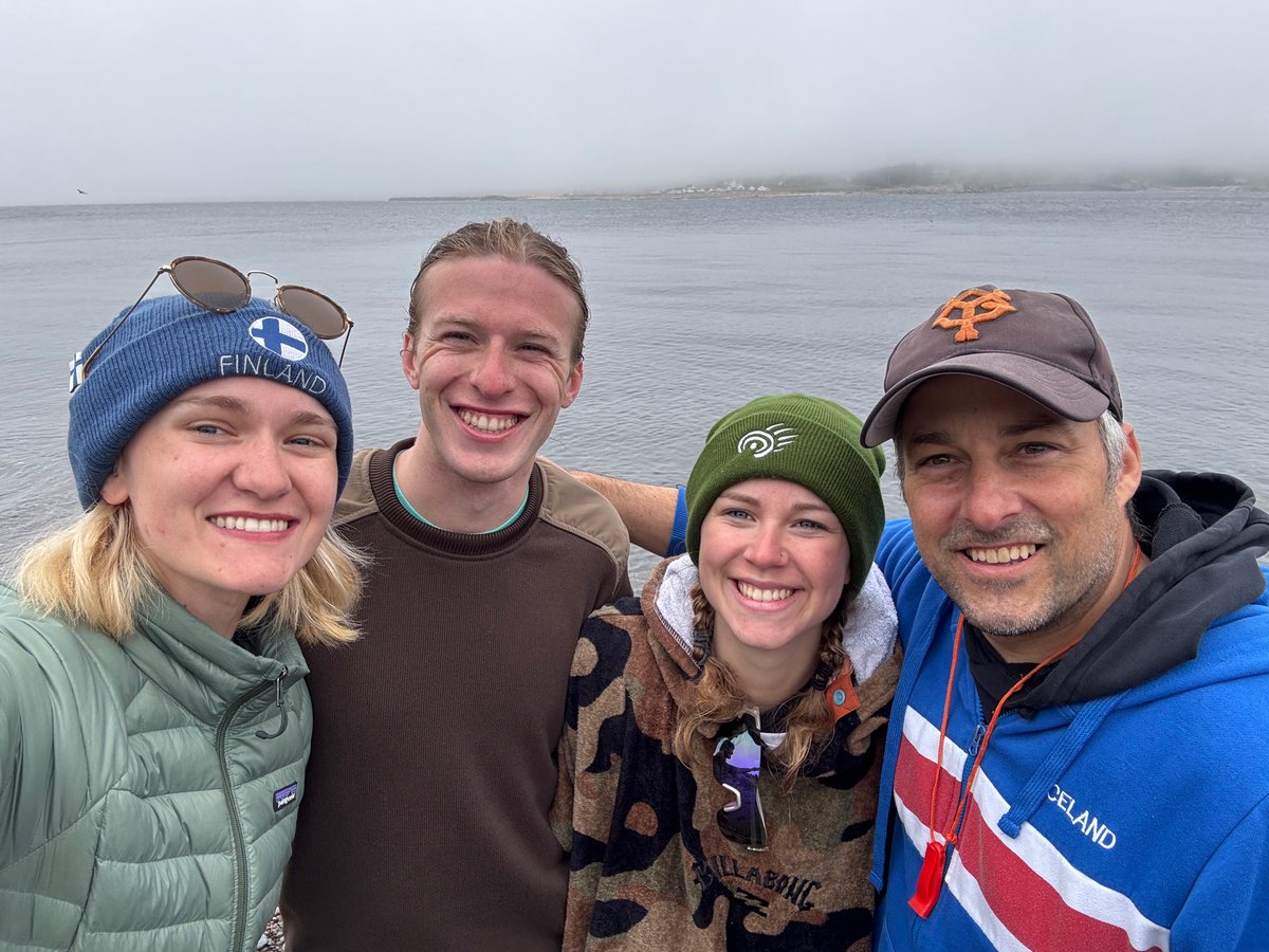 Todays freedive team. Very honoured to be invited by Unama’ki Institute of Natural Resources to do fieldwork in the Cape Breton Highlands for Indigenous-led conservation.