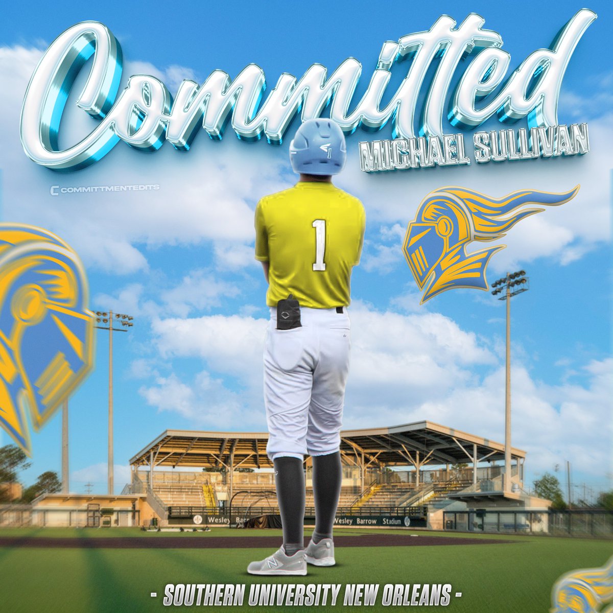 MichaelSull25's tweet photo. I’m excited to announce my commitment to Southern University New Orleans to continue my academic and baseball career.
Huge thanks to my family, coaches, and teammates for their support.@CoachMitch1906 @coachalrobinson @sunobsb https://t.co/DHKQxG8rhs