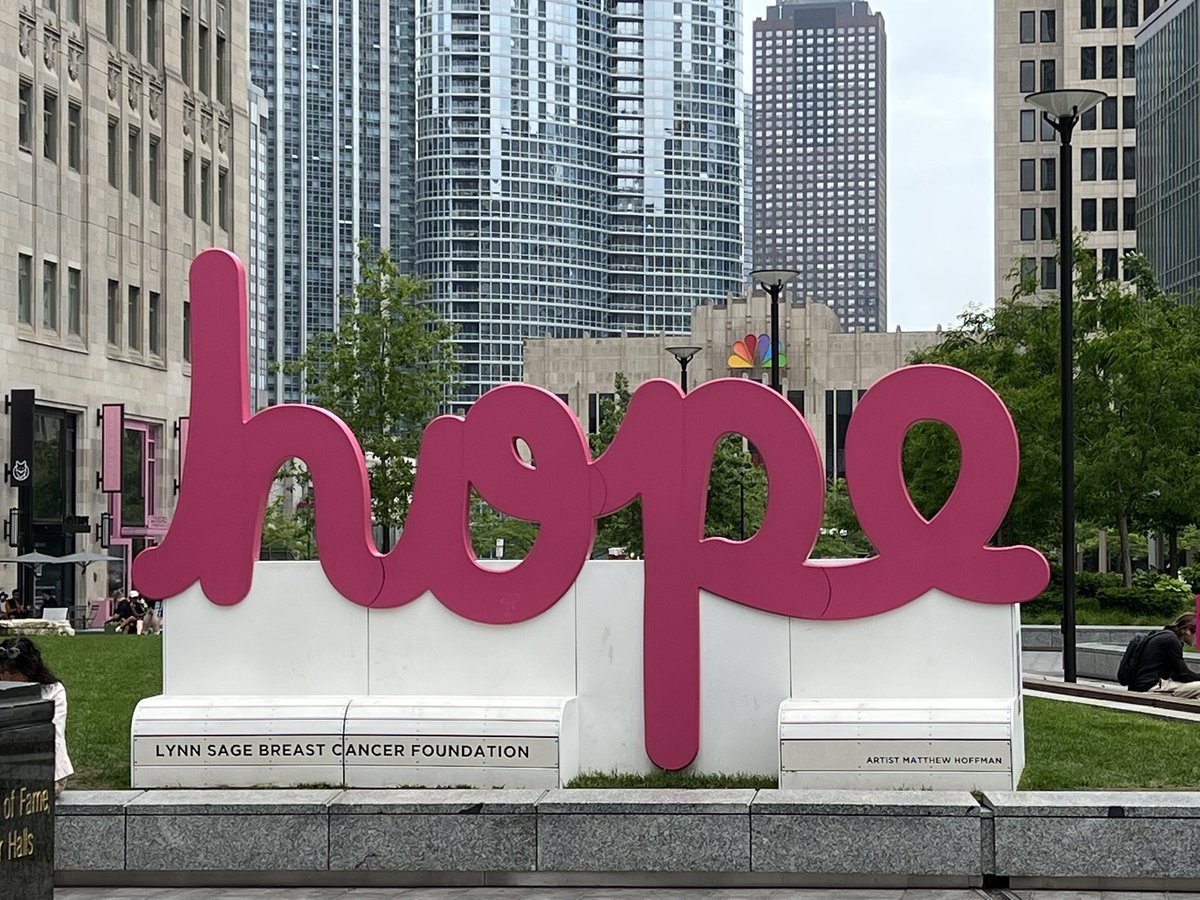 Exiting Chicago (until next summer) after <a href="/ASCO/">ASCO</a> &amp; <a href="/AmerMedicalAssn/">AMA</a> mtgs &amp; reflecting on the experiences. There is still HOPE…
🩷 for cancer therapies &amp; cures
🩷 for ongoing research 
🩷 for the future of medicine
🩷 for our families &amp; nation
our #advocacy matters; keep fighting