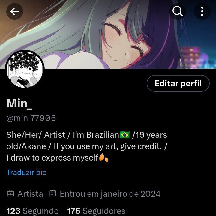 Hiii!!,  it's been a long time since I disappeared from Twitter. This is my new account. I hope you haven't forgotten about me. My old account was <a href="/00_980008/">.</a>

💜🧸