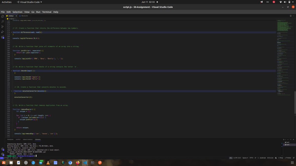 Pero4l's tweet photo. Day 75/100 of my #100DaysOfCoding .
Continued working through the 50 JavaScript exercises and also gave the PureSip UI a little touch-up. Bit by bit, itโs all coming together! ๐ป๐นโ๏ธ.
@blockfuselabs
#JavaScript #WebDev #100DaysOfCode #PureSip #KeepBuilding #FrontendDevelopment https://t.co/ajJCStfmeA