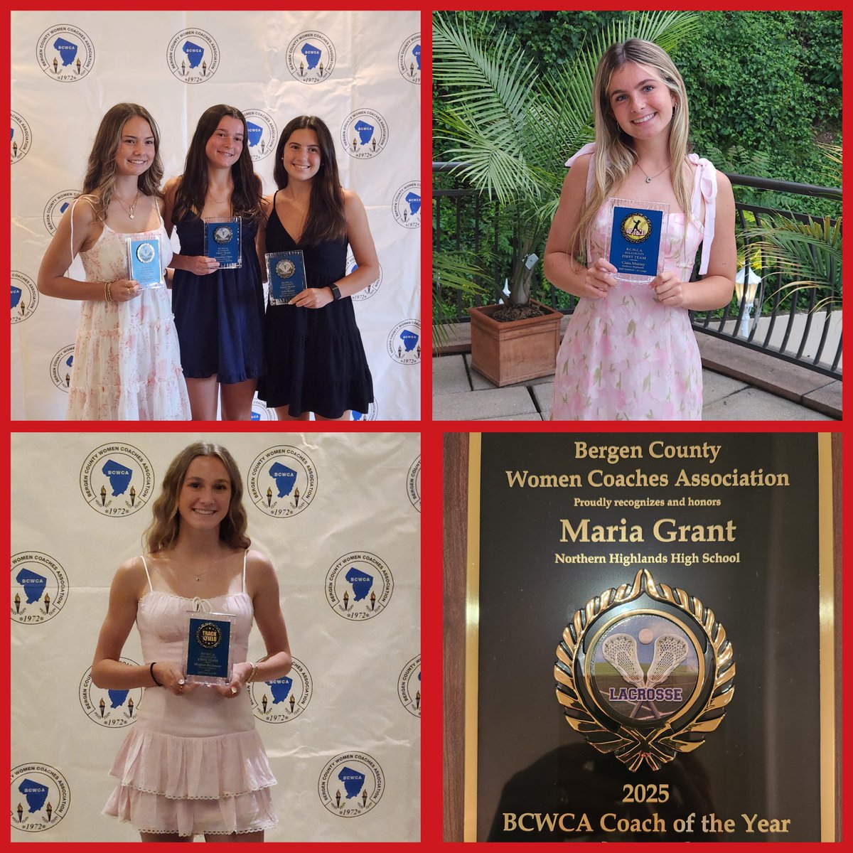 🔴Congrats to the <a href="/nhrhs1/">NHRHS</a> honorees at the <a href="/BCWCA1/">BCWCA</a> All County Dinner
🥍Julia Buono
🥍 Jacqueline Citera
🥍 Sami White
🥍 Coach Grant - COY
🥎 Ciara Murray
👟 Meg Buchanan
⚫️ <a href="/NHSportsAssoc/">NHSA</a> <a href="/NH_girlslax/">Northern Highlands Girls Lacrosse</a> <a href="/NHighlandsSB/">Northern Highlands Softball</a> <a href="/nhrhstrack/">Northern Highlands Track & Field</a>