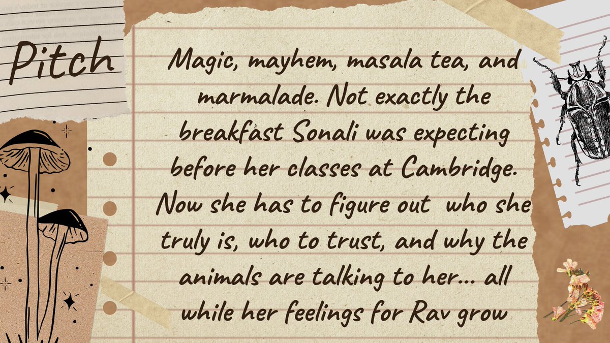 sarakapadia's tweet image. #AgentGuide #YA #F #BIPOC
At a secret society in University of Cambridge, 18 year old Sonali finds out she is a witch descended from a sorceress who fought druids in British India. Can Sonali navigate her identity, romance, &amp;amp; newfound magic in time to save herself &amp;amp; others?