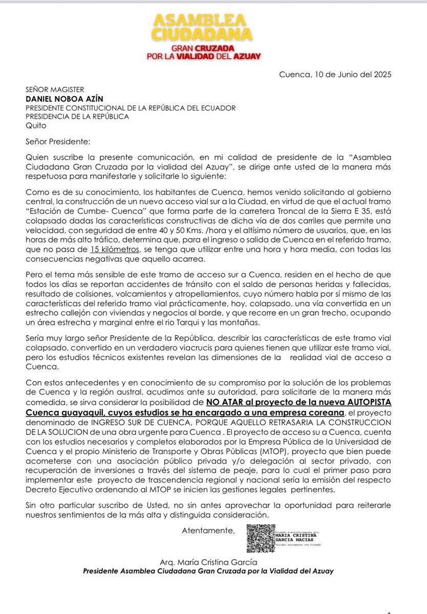 📌 La vialidad en el Azuay necesita atención urgente