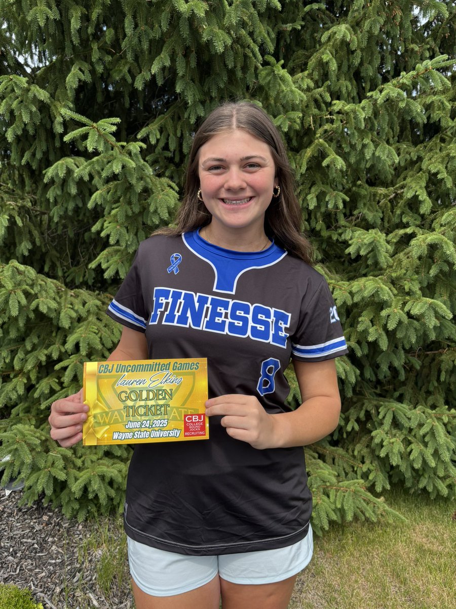 LElkins75738's tweet photo. So blessed to have this amazing opportunity to play in the CBJ D2 uncommitted games June 24th at Wayne state university!! Thanks for this amazing opportunity @CollegeBDJocks!!!
@WayneStateSB @GVSUSoftball @SVSUsoftball @MUCrusadersSB @ZipsSB https://t.co/mCLfIMkWRp