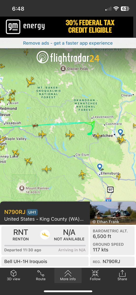 BryanJFerraro's tweet photo. Looking at the king county sheriffs helicopter, Travis decker seems to have been spotted around here. https://t.co/LyOFz5mEM3
