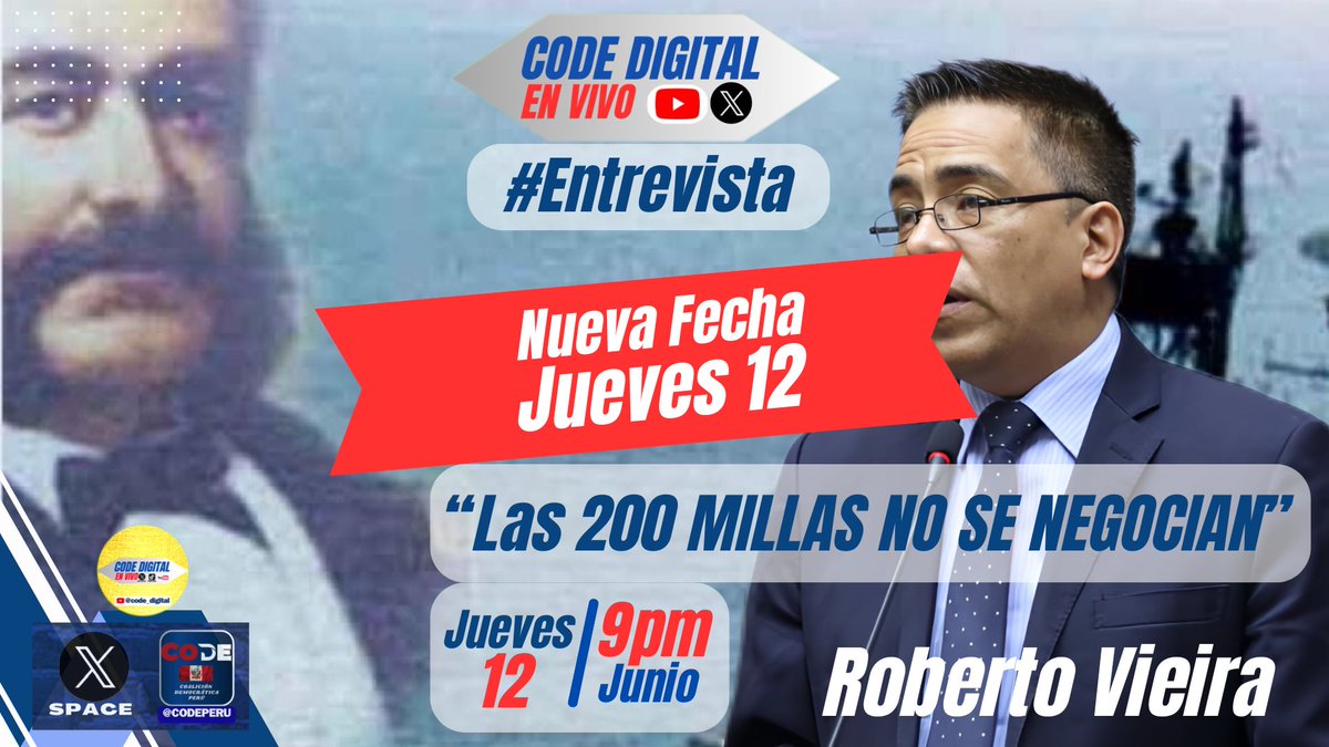 Mariogutitumbes's tweet image. Amigos por motivos de fuerza mayor el space programado para hoy lo portergamos para el Jueves 12 de Junio a las 9pm…muchas gracias 💪💪🇵🇪🇵🇪@RobertoVieiraP @kikechaman2 @un_solo_frente_ @MiguelLuyo7 @bladimirquijada @mauargo