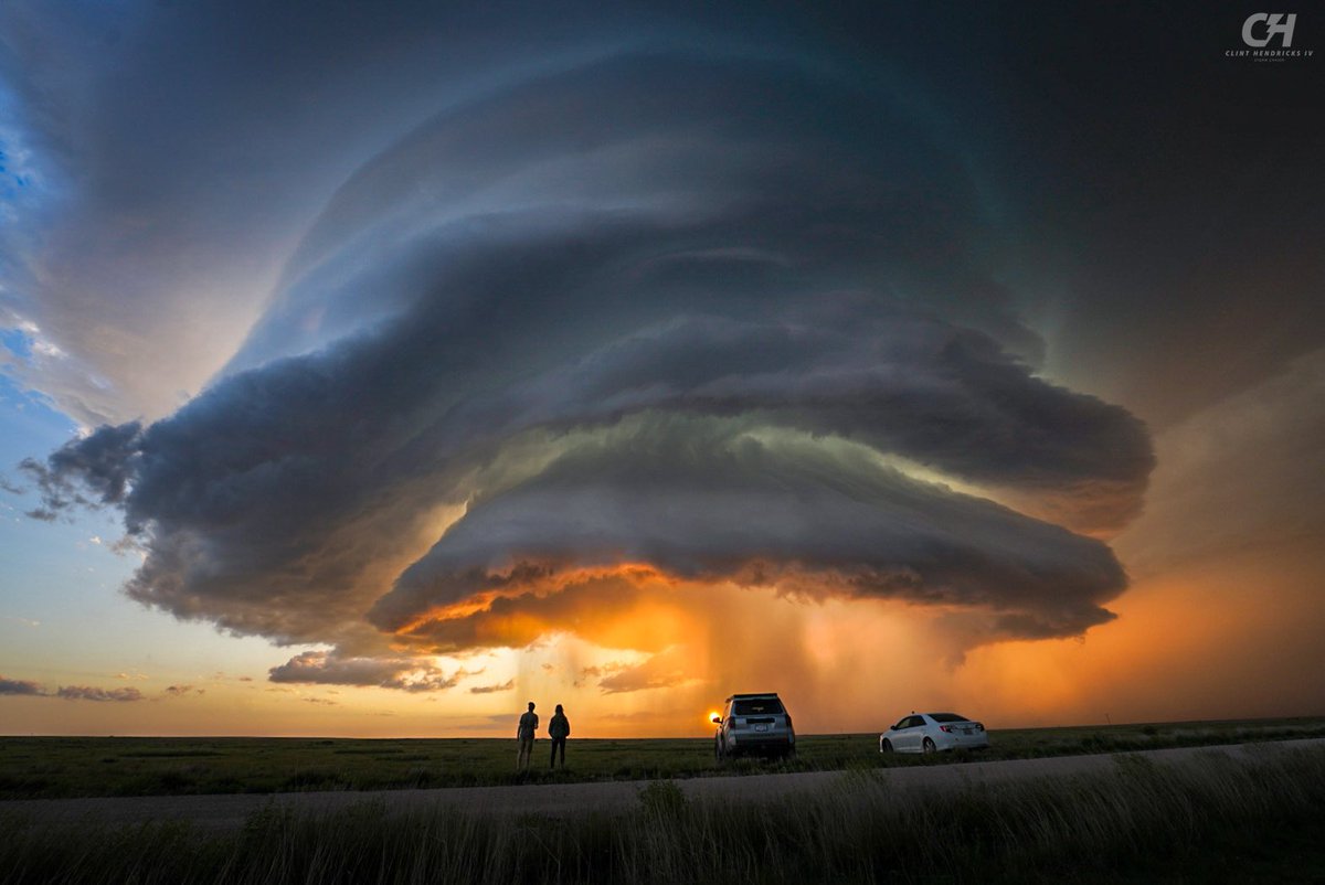 Clint Hendricks IV (@clint_wx) on Twitter photo Really like this photo of <a href="/WxFanaticCC/">Chad Casey</a> and <a href="/HighlyFavored47/">Terry Casey</a> taking in this incredible supercell from Saturday night. #NMwx Really like this photo of <a href="/WxFanaticCC/">Chad Casey</a> and <a href="/HighlyFavored47/">Terry Casey</a> taking in this incredible supercell from Saturday night. #NMwx