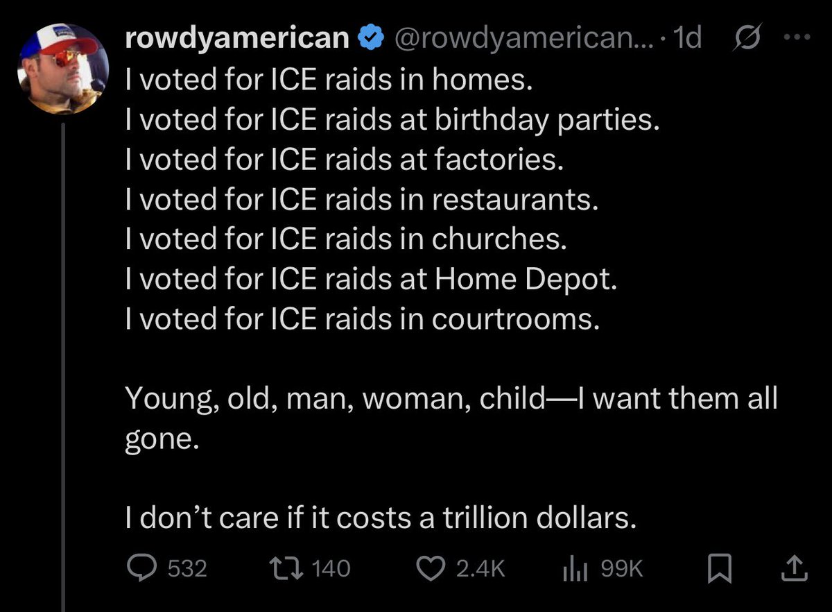 I’m starting to suspect they may not just be targeting “the worst of the worst”