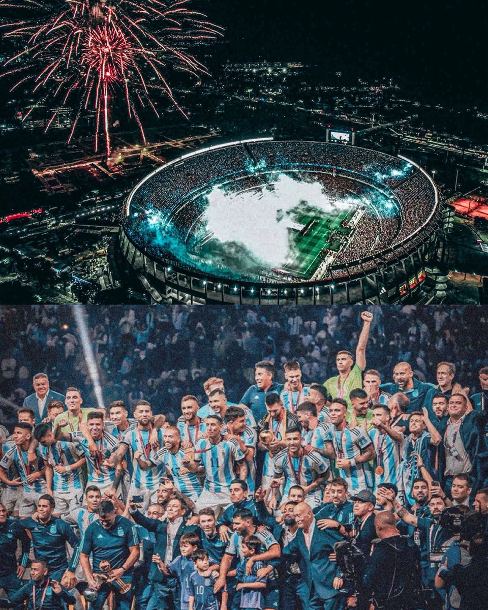 AtaqueFutbolero's tweet photo. 🤯🇦🇷 La Selección Argentina JAMÁS PERDIÓ en el Mâs Monumental en la Era Scaloni.

26 GOLES A FAVOR Y SOLO DOS EN CONTRA. 🚬 https://t.co/lFFauLEfUt