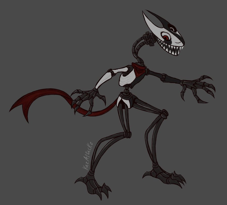 RnD horror animatronic design I made 
I love RnD 

[#dandysworld]