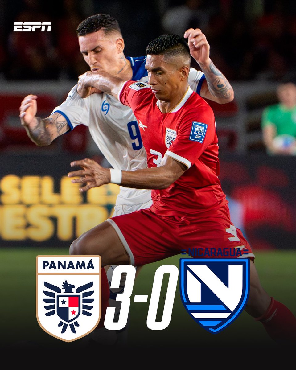 🇵🇦 🔥 ¡GOLEADA DE LOS CANALEROS! Panamá derrotó 3-0 a Nicaragua 🇳🇮 con goles de Yanis, Díaz y Davis, para quedarse con el liderato del Grupo D en las eliminatorias mundialistas de Concacaf 🏆