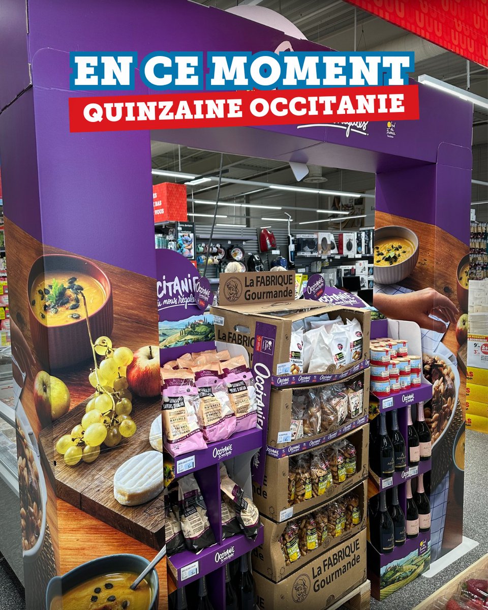 Dominique Schelcher (@schelcher) on Twitter photo "Occitanie, tu nous régales !"
Une initiative que je relaie, car je la trouve très positive, menée notamment par mon collègue Gregory Vouters, Président de la <a href="/FCDfrance/">Fédération du Commerce et de la Distribution</a> Occitanie, avec (quasi) toutes les enseignes.
La semaine dernière, 50 produits alimentaires régionaux phares "Occitanie, tu nous régales !"
Une initiative que je relaie, car je la trouve très positive, menée notamment par mon collègue Gregory Vouters, Président de la <a href="/FCDfrance/">Fédération du Commerce et de la Distribution</a> Occitanie, avec (quasi) toutes les enseignes.
La semaine dernière, 50 produits alimentaires régionaux phares
