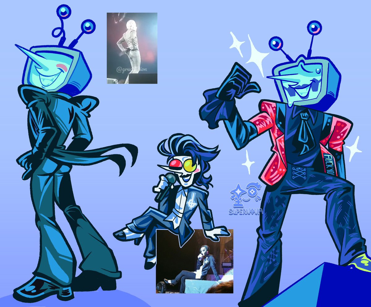 Supernov_Art's tweet image. I can’t see a middle aged man with a red jacket and fear of being replaced and NOT think about Copia #ghosttwt #DELTARUNE