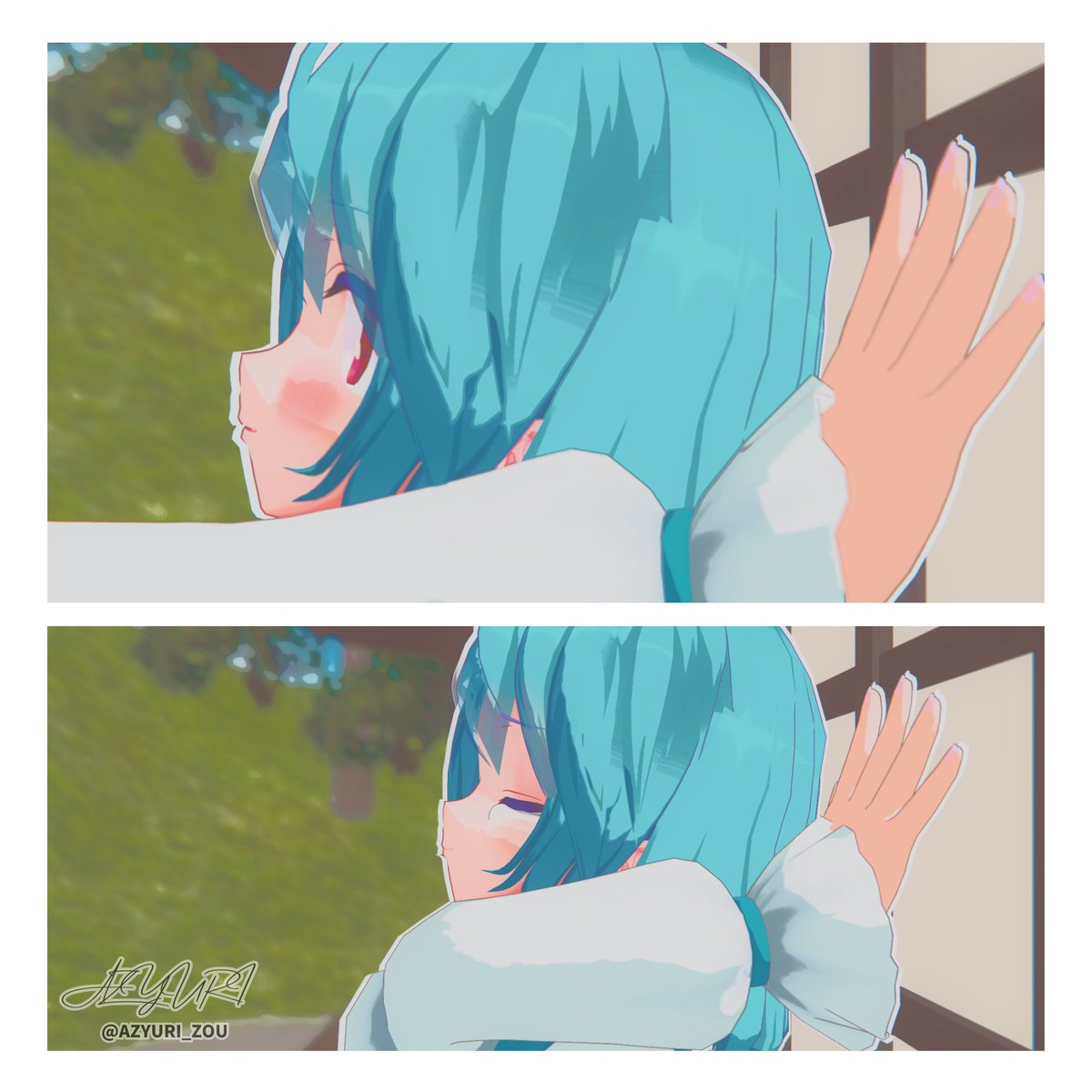 She just wants somebody to play with 💔☂️
(Also happy umbrella day!)