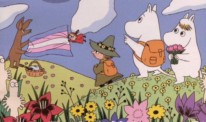 moomin pride edits 🏳️‍🌈🏳️‍⚧️