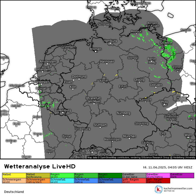 Kachelmannwettr's tweet photo. Im Osten ziehen mit (noch) lebhaftem West-Nordwestwind die letzten #Schauer ab. Die Böen der letzten Stunde aus unserem erweiterten #Meteosol-Messnetz sind schon da, für Plus-Abonnenten unter https://t.co/1nNdFgdDGc. Wetteranalyse Live: https://t.co/EdrGrEEBGB /FA https://t.co/HbBXqBD6SH