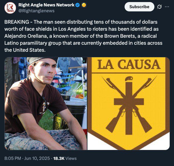 HeartSynthesis's tweet photo. Research the Brown Beret- a Latino militant group operating in the United States. https://t.co/m5BaDjc7bS