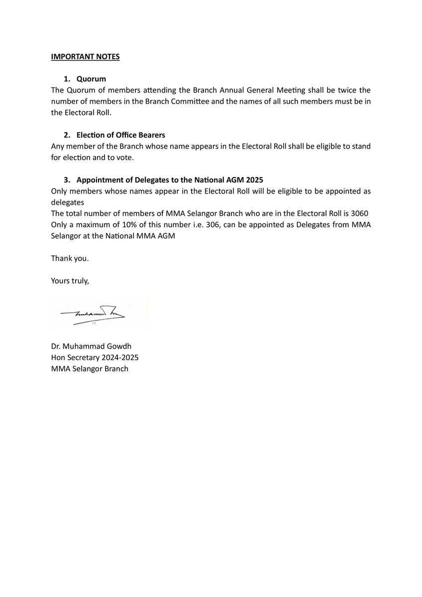 Sean Thum 🇲🇾 (@seanthum) on Twitter photo The <a href="/malaysianmedic1/">Malaysian Medical Association</a> Selangor AGM will be taking place on 14th June 2025, at Grand Dorsett Subang, 2pm onwards!
Join us =) The <a href="/malaysianmedic1/">Malaysian Medical Association</a> Selangor AGM will be taking place on 14th June 2025, at Grand Dorsett Subang, 2pm onwards!
Join us =)