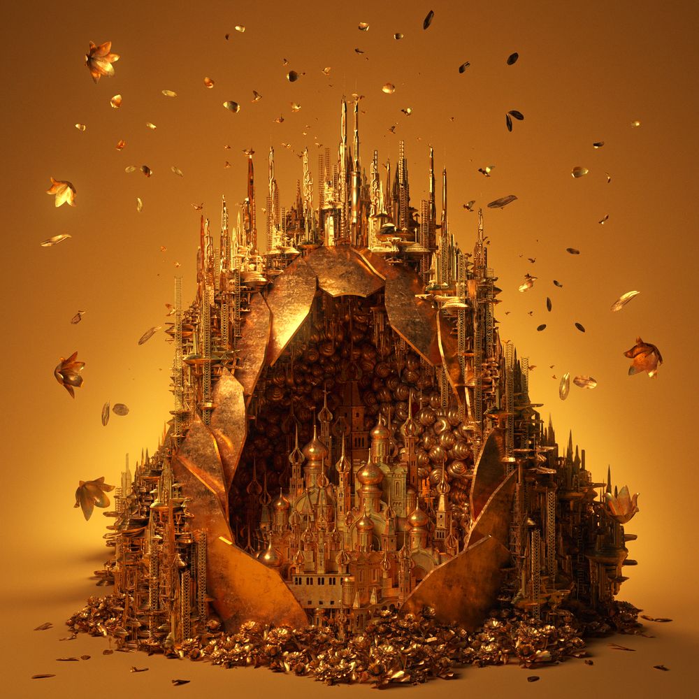 A city of gold, a garden of stories ✨️ <a href="/galaxy_eggs/">Galaxy Eggs</a> by <a href="/gal_barkan/">Gal Barkan</a>