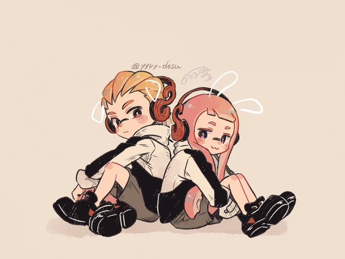 イカップル描こう企画(@ yypy_desu )