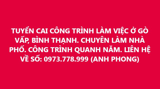 thietkenha1tang's tweet photo. TUYỂN CAI CÔNG TRÌNH LÀM VIỆC Ở GÒ VẤP, BÌNH THẠNH. CHUYÊN LÀM NHÀ PHỐ. CÔNG TRÌNH QUANH NĂM. LIÊN HỆ VỀ SỐ: 0973.778.999 (ANH PHONG).
TUYỂN DỤNG KIẾN AN VINH:
#phuho #thoho #chihuytruong #vieclamxaydung #xaydung #caixaydung #tuyencai #tuyenchihuytruong #tuyenthoho https://t.co/MCLwyvdO9y