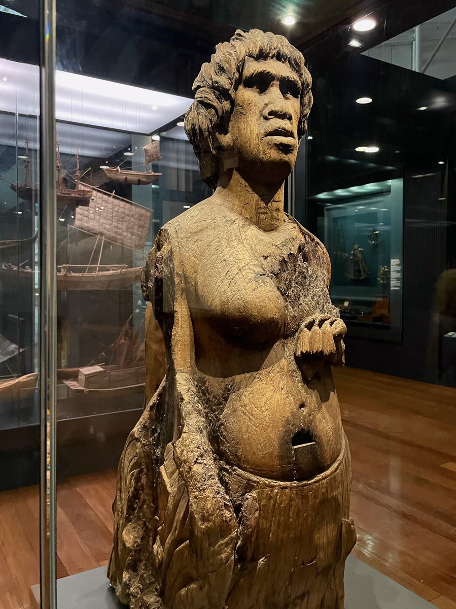 seamuseum_'s tweet photo. 🚢 A rare 19th-century ship’s figurehead depicting a First Nations woman has joined our collection.
This powerful object challenges how maritime history is told — and who gets represented.
https://t.co/hLnp9Kz90B
Images: Katie Vajda
#FirstNationsHistory #SeaMuseum https://t.co/tbKIcoVZFv