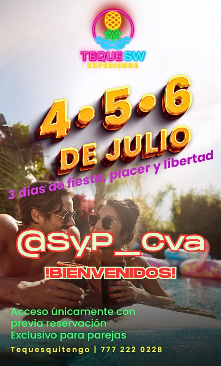 San y Pablo (@syp_cva) on Twitter photo Ya está, tenemos nuestro acceso, ¿quién nos acompaña?
👀 El organizador está manejando nuestro pase de acceso como cupón 🎟️, si dicen que van por invitación nuestra y reservan 💲antes del 20 de Junio 🔓, el paseo en lancha 🚤 estará incluído sin costo extra 🤑. ¿Se animan? 🎊🏖️ Ya está, tenemos nuestro acceso, ¿quién nos acompaña?
👀 El organizador está manejando nuestro pase de acceso como cupón 🎟️, si dicen que van por invitación nuestra y reservan 💲antes del 20 de Junio 🔓, el paseo en lancha 🚤 estará incluído sin costo extra 🤑. ¿Se animan? 🎊🏖️