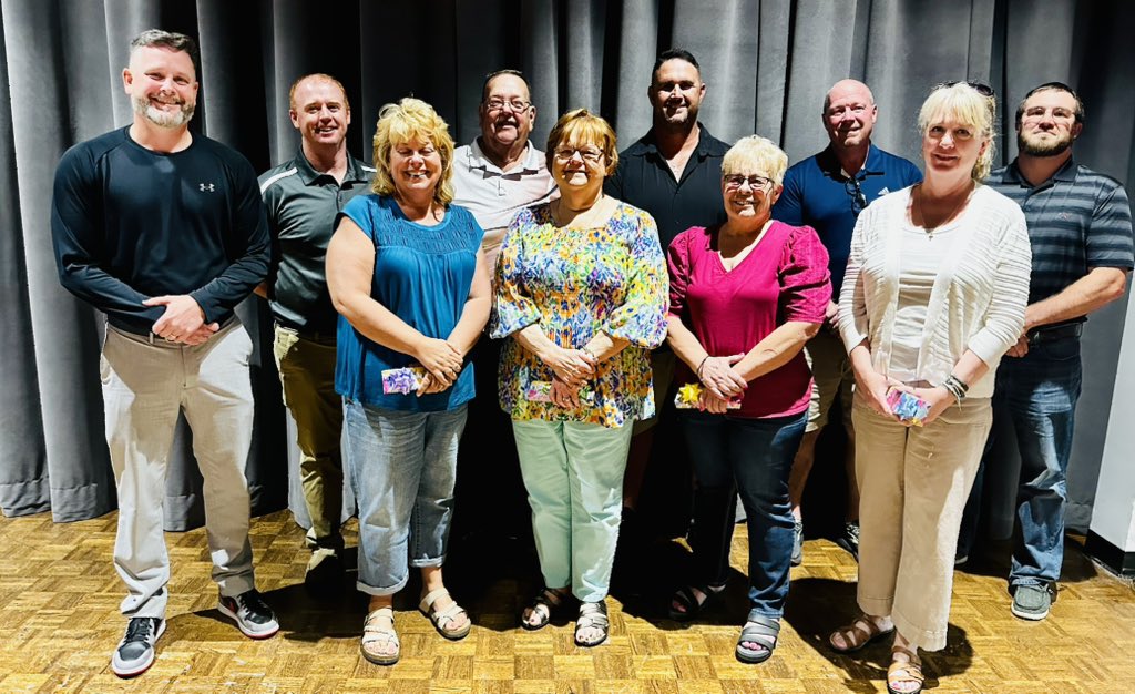 Tonight we had the opportunity to celebrate four amazing staff members. Congratulations Rachel, Lori, Deb and Halle on your retirement! Thank you all for everything that you have done to serve the students of Caldwell Schools!
#CaldwellPride