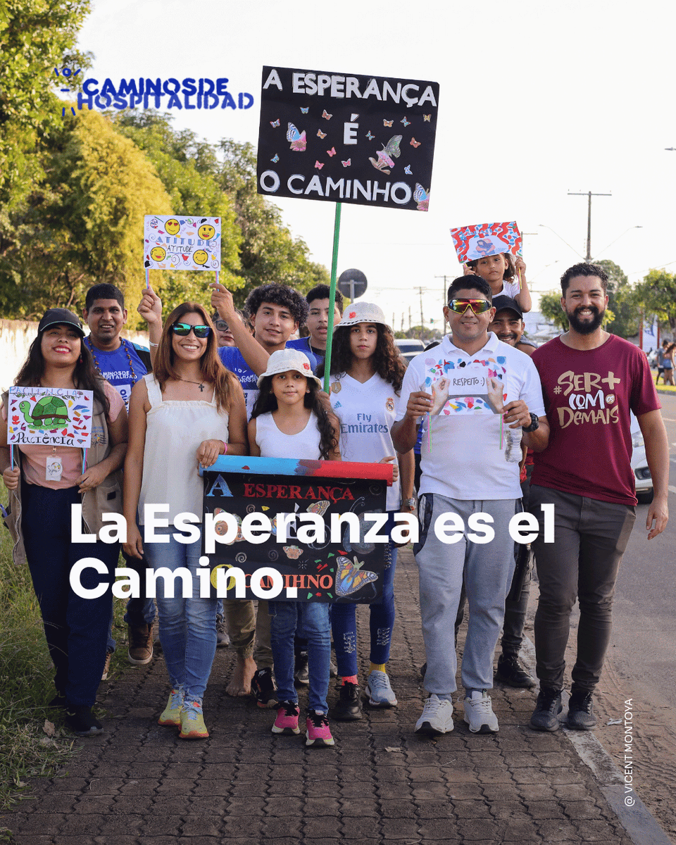 🚶📷 Vuelven los #CaminosdeHospitalidad. Salimos a caminar para generar un futuro con esperanza para las personas que buscan un futuro digno y en paz. Porque la Esperanza es el Camino.  📷hospitalidad.es/caminosdehospi… y descubre más.