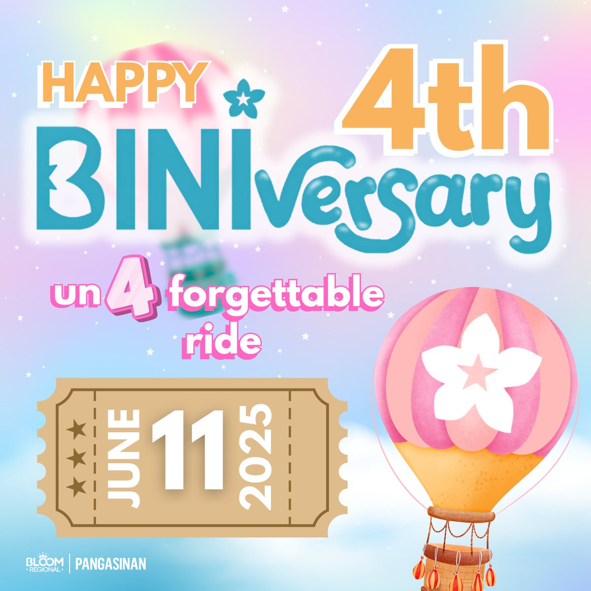 From Da Coconut Nut to BINIverse, BINI proved dreams come true when you fight for them. 🌸Here’s to more music, more stages, and more magic! WALO HANGGANG DULO!

WONDERFOUR YE4RS WITH BINI
<a href="/BINI_ph/">BINI_PH</a>
#Happy4thBINIversary #BINI