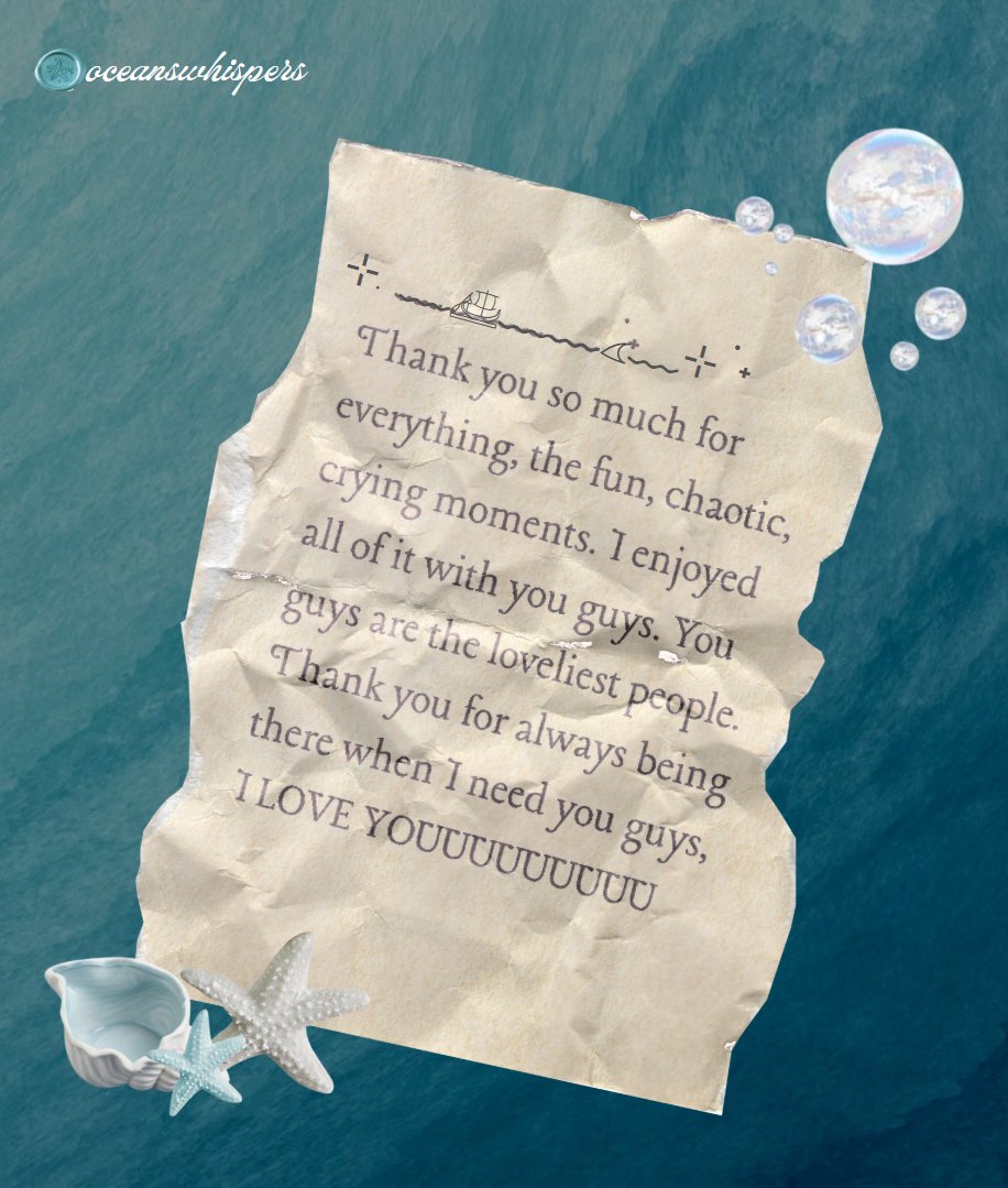 oceanswhispers's tweet photo. ˖°𓇼𓂃 𓈒𓏸 The tide delivered a message for: @hjbsadvkjsdv, @burnthange
Whispered by: Anonymous https://t.co/69VlvnR9N1