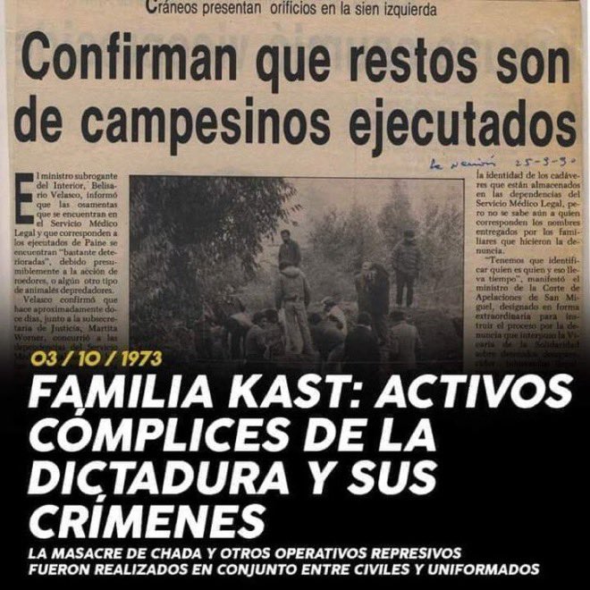 A mi me preocuparía mucho más el origen de la familia Kast…