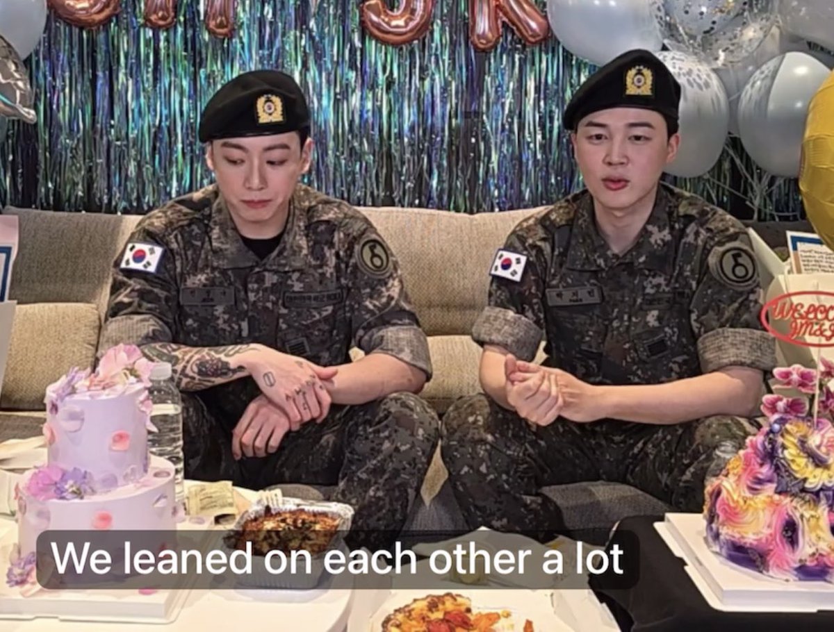 homeiskm's tweet photo. "we leaned on each other a lot" i’m so grateful they had each other to go through this period together 😭 https://t.co/ZweGF2bDEN