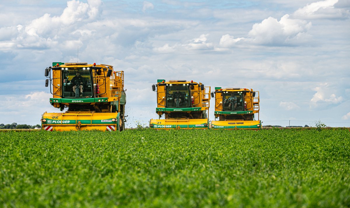 Three tractors. One field. GBPW is coming 🫛🙌 @FenPeasLTD

#GBPW #BritishFarming