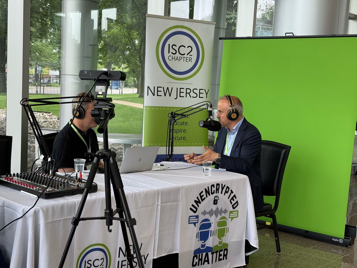drerdalozkaya's tweet photo. I had a fantastic time being a guest on the ISC2 CISO podcast at ISC2 New Jersey Chapter #SECON event today.
It was a great discussion, and I appreciate the opportunity to share my insights with your audience. Thanks for having me!
#cybersecurity #CISO #podcast #infosec https://t.co/MenRXTqgDF