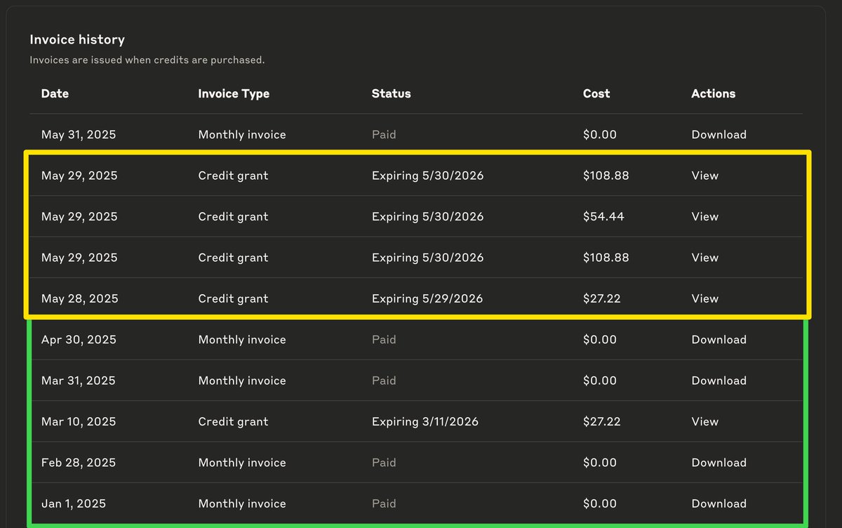 josephpalbanese's tweet image. the value &amp;amp; utility of @AnthropicAI claude code visualized via my api spend.

🟩🚃 → feb - apr: $27.22
🟨🚀 → may - jun $299.42

it&apos;s still an adjacent tool for me. i prefer the IDE ui like cursor but i&apos;ve &quot;prompt-model-fit&quot; with claude code for very specific tasks.