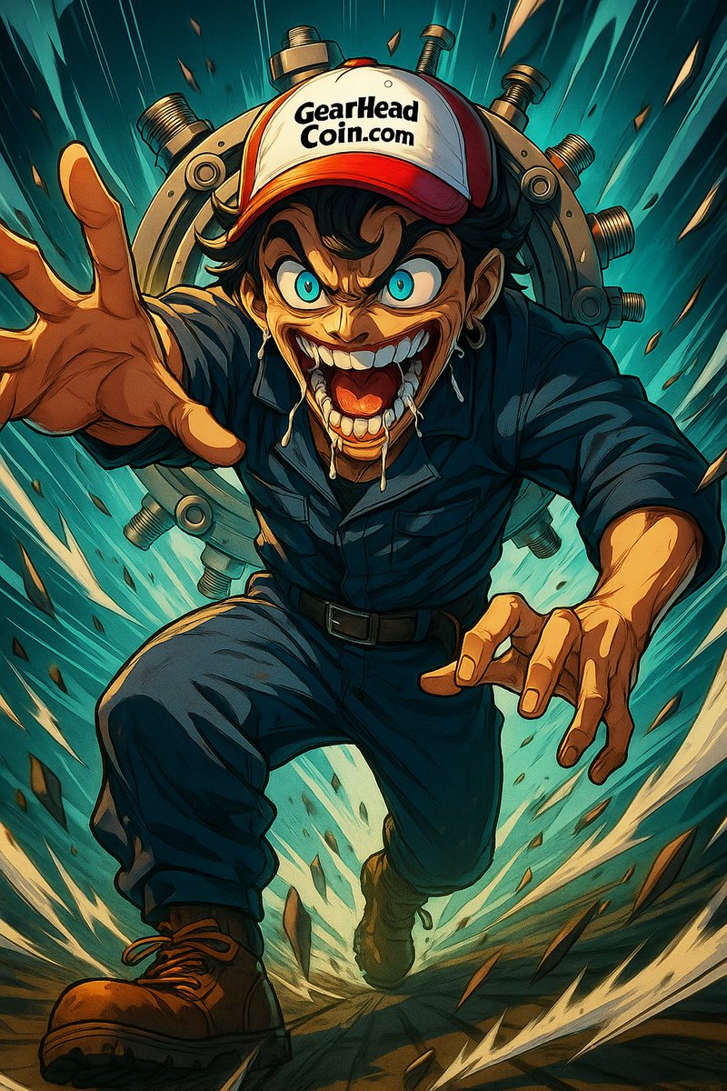 GearheadCoin's tweet photo. 💥 “GEARHEAD MODE: ENGAGED!” 💥

He’s not trading.
He’s charging straight through the resistance line.
Every punch is an on-chain transaction.
Every scream echoes across Solana.
This is Web3 anime.
And $GHC is the main character.

#Trending #Trump #Web3 #SolanaGems https://t.co/5y4m6TB22q