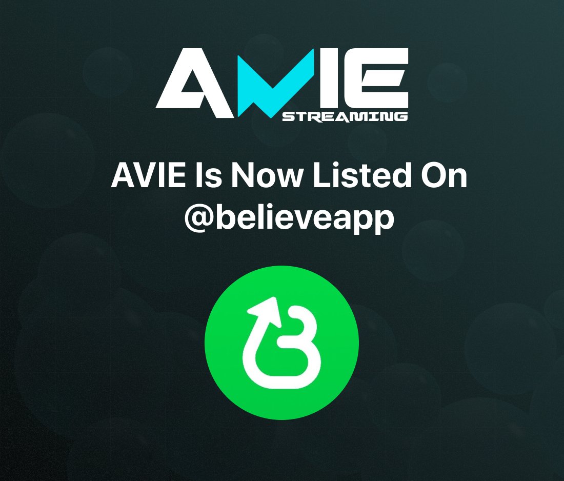 AVIE Streaming is now listed on <a href="/believeapp/">Believe</a> 🩵