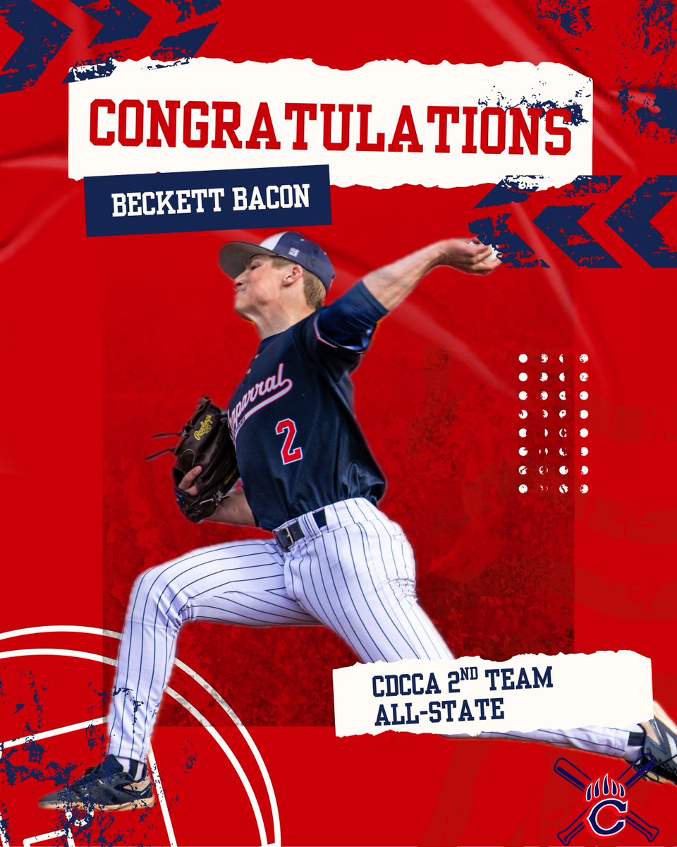 Congratulations to Beckett Bacon for being named to the 2025 5A All-State CDCCA 2nd Team! Beckett posted a 5-3 record with 12 appearances, 61 Innings Pitched, 70 K's, 5 BB, 14 ER, 52 Hits. Congratulations on an outstanding season!
coloradodugoutclub.org/2025-all-state…