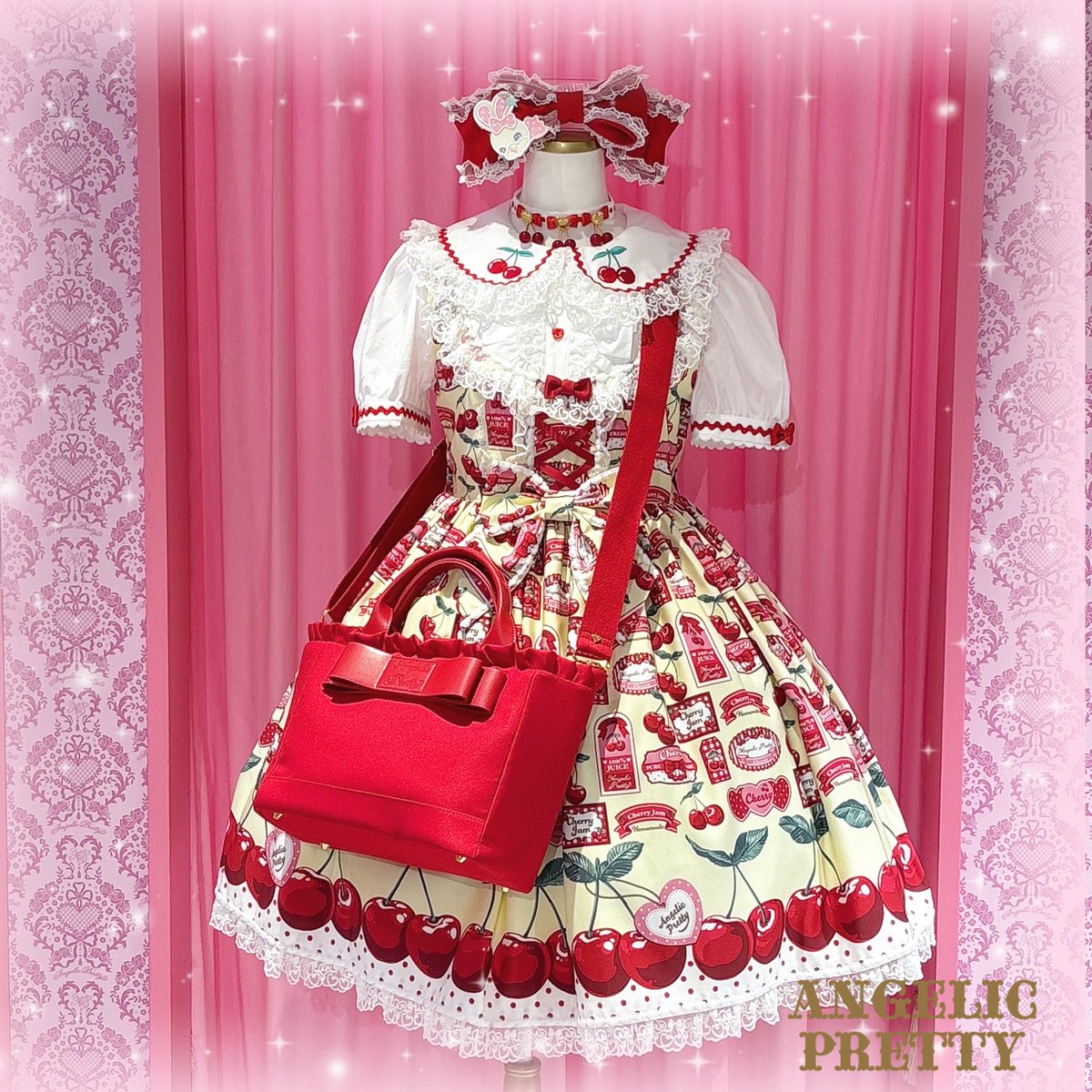 アンジェリックプリティ Cherry Jam Labelジャンパースカート