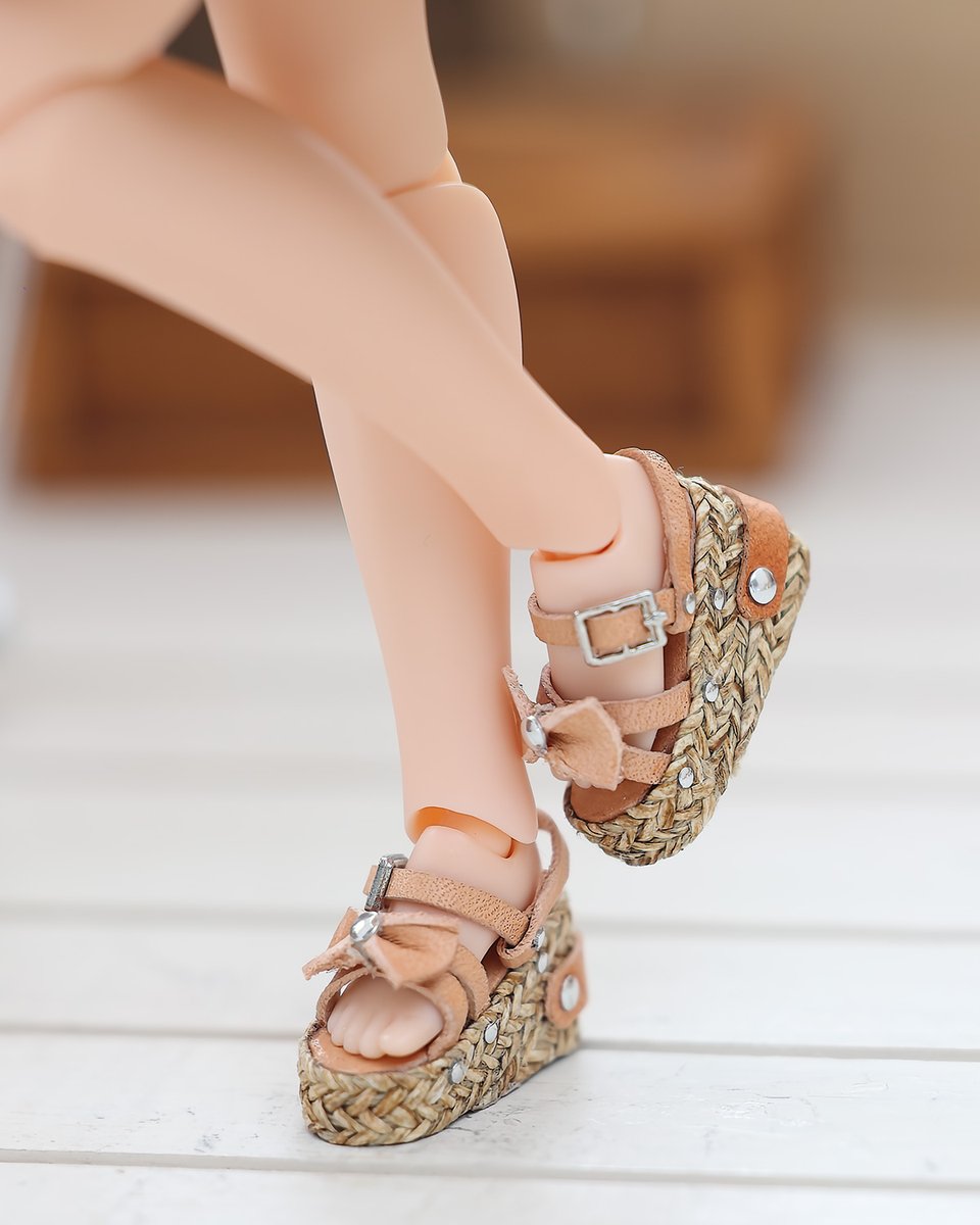 厚底サンダル作りました👡